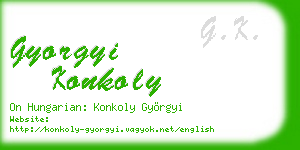 gyorgyi konkoly business card