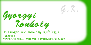 gyorgyi konkoly business card